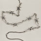 Sterling Silver Barbed Wire Necklace