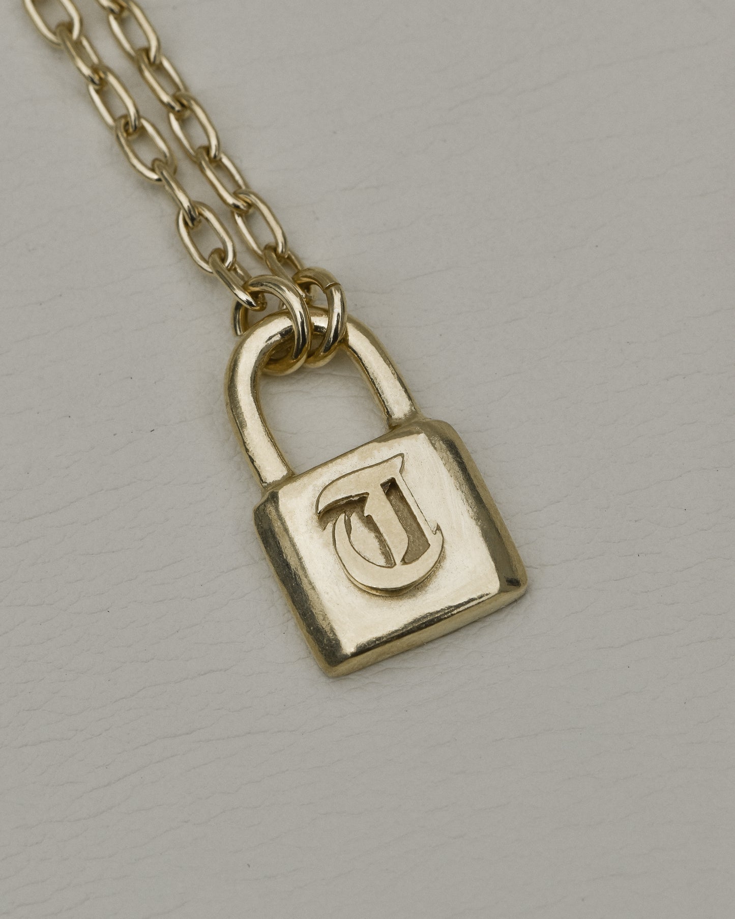Gold Vermeil Locked Up Necklace